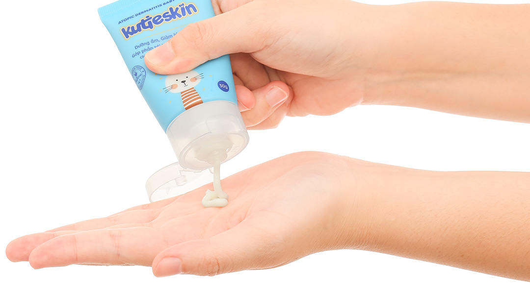 Kem bôi Kutieskin trị chàm sữa, dưỡng ẩm cho bé tuýp 30g - 18